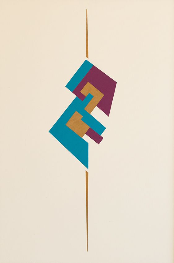 Wolfram Beck | Acryl auf Leinwand | 1972