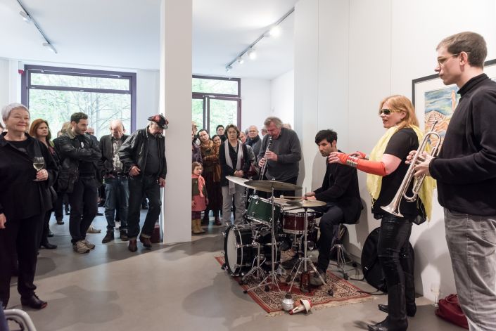 Musical Performance by The “Ensemble Abhörstation” | Photo: Andreas Baudisch