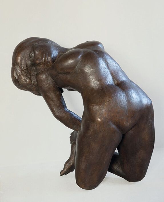Waldemar Grzimek | Schwebende II | 1966 | Bronze | H: 54 cm | Foto: Nachlass Grzimek
