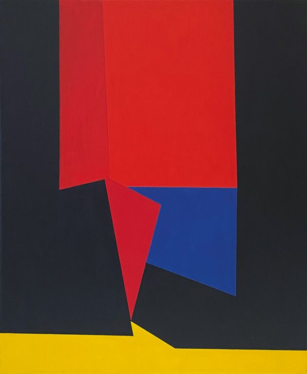 Wolfram Beck | Acryl auf Leinwand  | 1990 | 64 x 54,7 cm