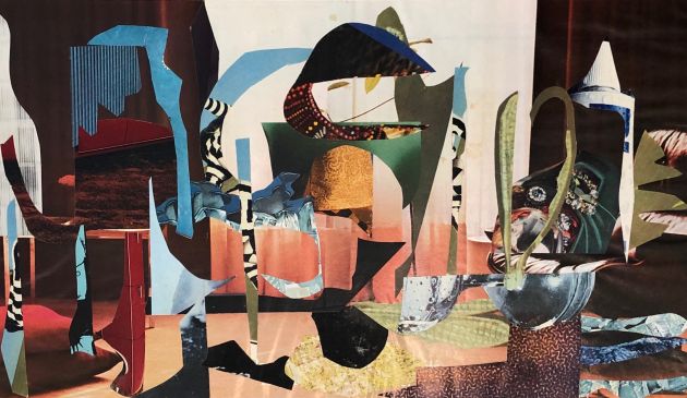 Dorothea Behrens | o.T. | 1973 | Collage | 30 x 51 cm