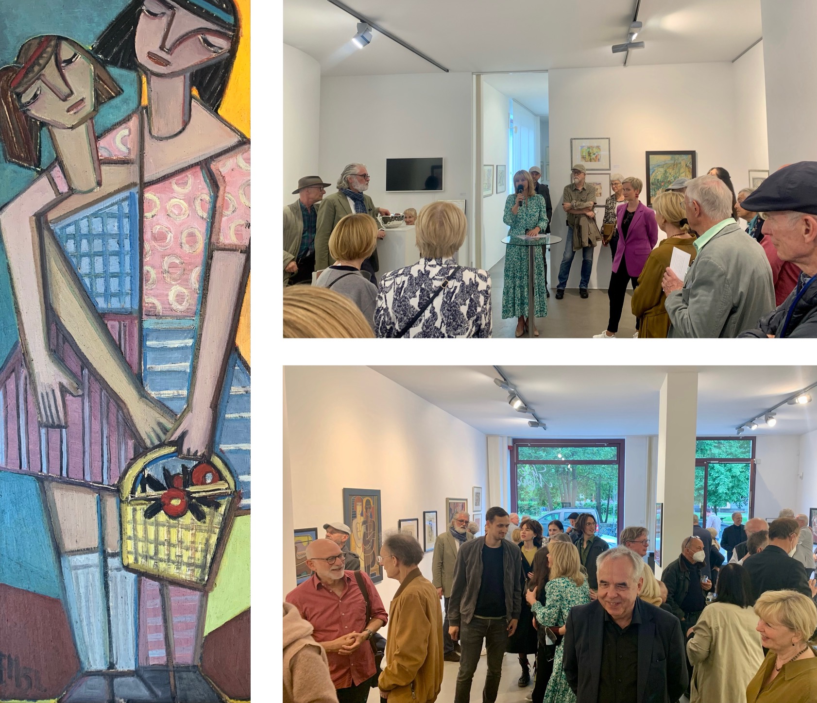 Impressions of the "Hamburg Secessionists" exhibition opening