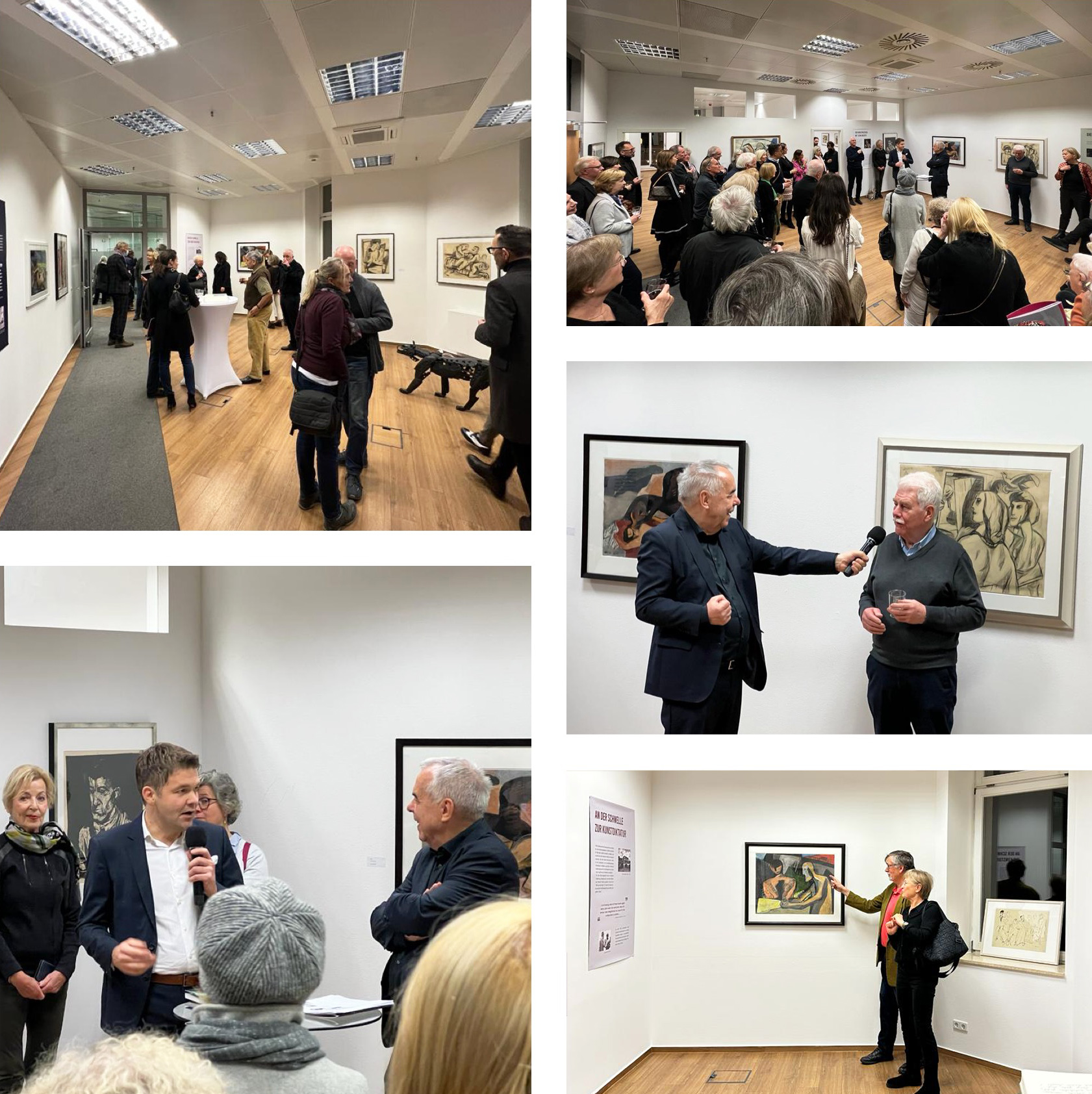 Impressions of the vernissage "Joseph Mader. An artist is rediscovered"